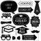 Big Dot of Happiness Graduation Cheers - 2026 Graduation Photo Booth Props Kit - 20 Count
